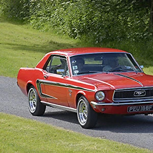 Ford Mustang 1968 Red
