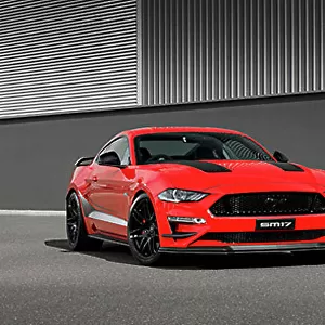 Ford Mustang SM17 (Scott McLaughlin ltd edition) 2021 Red and black
