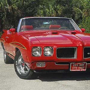 Pontiac GTO Convertible, 1970, Red