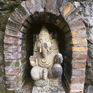 Asia, Indonesia, Bali, Ubud. Elephant statue