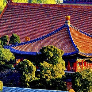 Blue Pavilion, Forbidden City, Gugong, Beijing, China