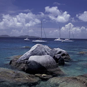 Caribbean, British Virgin Islands View of The Baths, Virgin Gorda