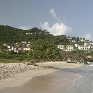 Caribbean, GRENADA, Grande Anse & Morne Rouge Morning View of Grande Anse Beach
