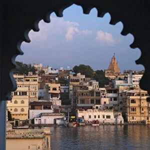 City view by the lake, Udaipur, Rajasthan, India