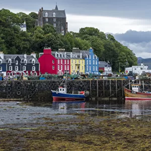 The colorful waterfront shops of Tobermory, Isle of Mull, Scotland