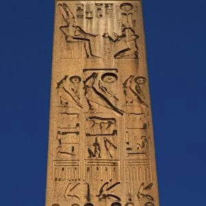 Egypt. Hieroglyphic writing. Obelisk of Ramesses II (1300-1213, reign 1279-1213 BC)