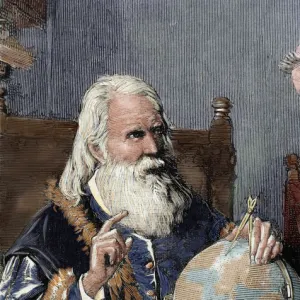 Galileo Galilei (1564-1642). Physicist, Italian mathematician and astronomer