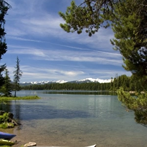 Holland Lake in the Flathead National Forest near Condon, Montana