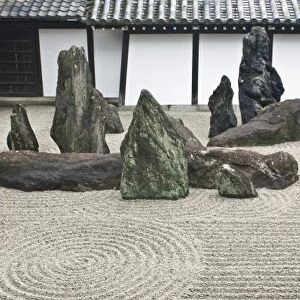 Japan, Kyoto, Tofukuji Temple, Rock Garden