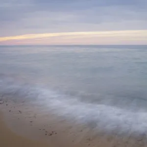 Lake Superior seen from beach at Whitefish Point, Upper Peninsula, Michigan