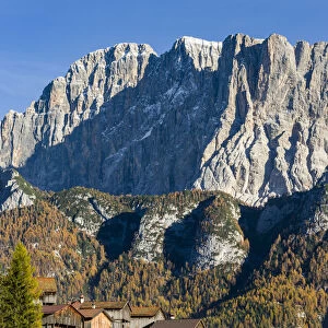 Mount Civetta in the Veneto. La Civetta is one of the icons of the Dolomites