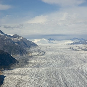 North America, USA, AK, Inside Passage. Southern end of Stikine Icefield is Le Conte Glacier