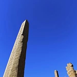 Queen Hatshepsut Obelisk, Temple of Karnak located at modern day Luxor, or ancient Thebes
