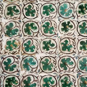 Sintra, Portugal. Old Portuguese tiles with Moorish influence