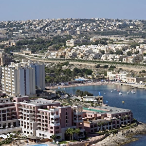 St. George Bay, Aerial View, Malta Island, Republic of Malta