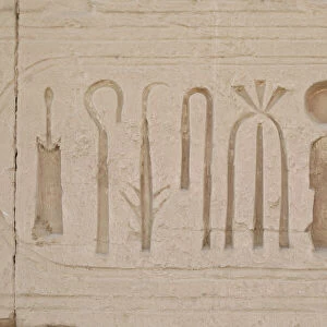 The Temple of Karnak at Luxor, Egypt
