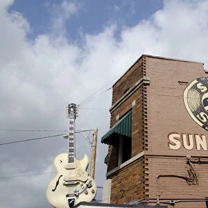 Tennessee, Memphis. Sun Studio, legendary recording studio where Johnny Cash, B. B