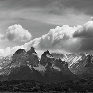 Torres Del Paine National Park, Cuernos and Clouds, Region 12, Chile, Patagonia