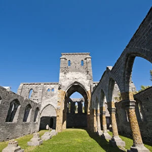 The unfinished Church in St. Georges, Bermuda