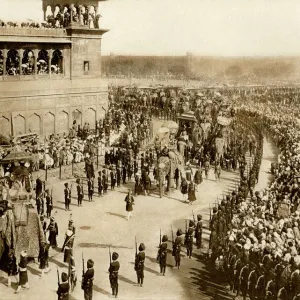 British Viceroy of India entering Delhi, 1902