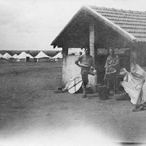 RSR 2 / 6th Battalion, D Companys Cook House, Hebal Camp, 1916