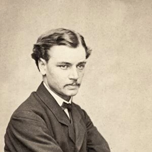 (1843-1926). American lawyer; son of President Abraham Lincoln. Carte-de-visite photograph, c1865, by Mathew Brady