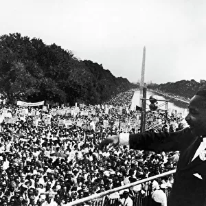 (1929-1968). American clergyman and reformer. At the March on Washington, 28 August 1963