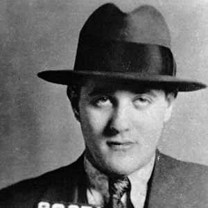 BENJAMIN BUGSY SIEGEL (1906-1947). American mobster. Mug shot photograph, 1928