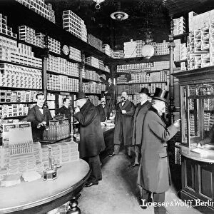 BERLIN: LOESER & WOLFF. The Loeser & Wolff tobacco shop in the Friedrichstrasse