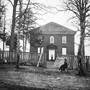 BRADY: FALLS CHURCH, 1862. Falls Church, Virginia, photographed by Mathew Brady during the American Civil War
