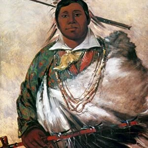 CATLIN: CHEROKEE, 1836. Black Coat, a Cherokee chief