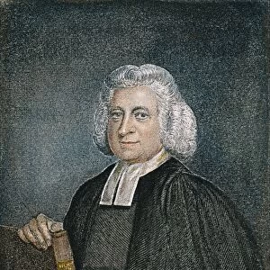 CHARLES WESLEY (1707-1788). English religious leader: engraving, 19th century