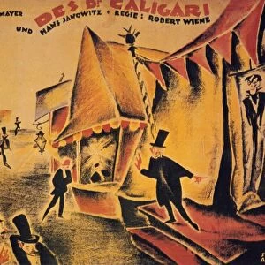 DR CALIGARI POSTER, 1919. German poster for the 1919 film, The Cabinet of Dr Caligari