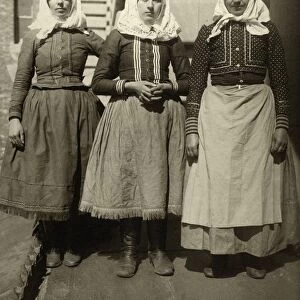 ELLIS ISLAND: WOMEN, c1910. Portrait of women from Slovakia at Ellis Island