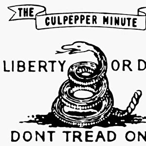 Emblem of the Culpepper Minutemen, of Culpepper, Virignia, during the American Revolution