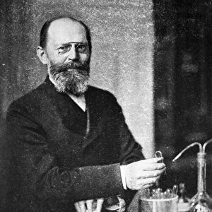 EMIL FISCHER (1852-1919). German chemist. Photographed c1902