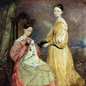 FLORENCE NIGHTINGALE (seated) with her sister Parthenope