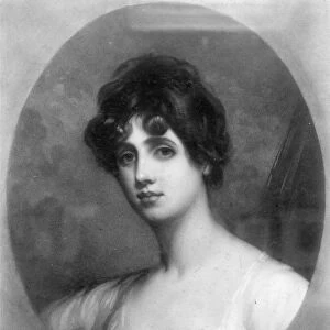 FRANCES ANNE FANNY KEMBLE (1809-1893). English actress. Oil on canvas