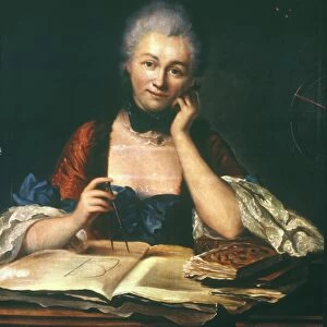 GABRIELLE-EMILIE CHATELET (1706-1749). Marquise Gabrielle-Emilie du Chatelet, nee