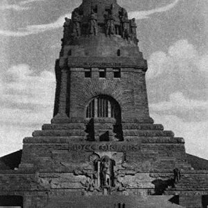 GERMANY: LEIPZIG, c1920. The Monument to the Battle of the Nations (Volkerschlachtdenkmal)