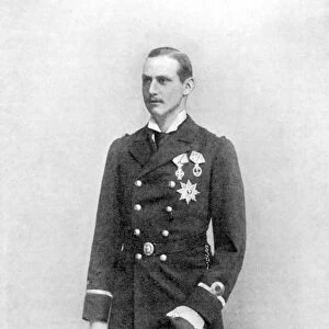 HaKON VII (1872-1957). King of Norway, 1905-1957; photographed in 1895 when Prince
