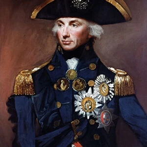 HORATIO NELSON (1758-1805). British naval officer. As Vice Admiral of the White