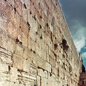 JERUSALEM: WAILING WALL. Jewish Jerusalem-Old City. Western Wall (Wailing Wall)