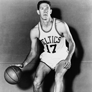 JOHN HAVLICEK (1940- ). American basketball player, with the Boston Celtics. Photograph, 1962