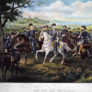 LEE AND HIS GENERALS. Robert E. Lee and his generals