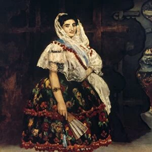 LOLA OF VALENCIA, 1862. Oil on canvas by Eduard Manet, 1862