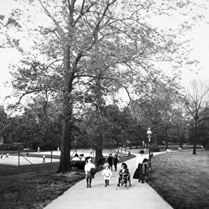 LOUISVILLE: CENTRAL PARK. Central Park, Louisville, Kentucky, designed by Frederick Law Olmsted