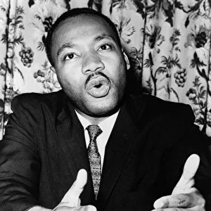 MARTIN LUTHER KING, JR. (1929-1968). American cleric and civil rights leader. Photograph