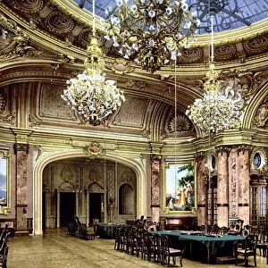MONACO: MONTE CARLO, c1895. The interior of the new gambling room at the Monte Carlo in Monaco