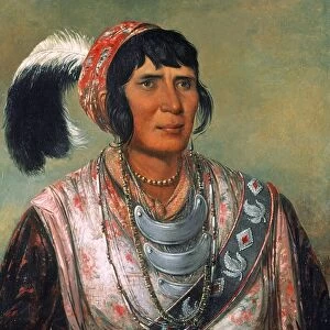 OSCEOLA (c1804-1838). Leader of the Seminole Native Americans in Florida. Oil on canvas